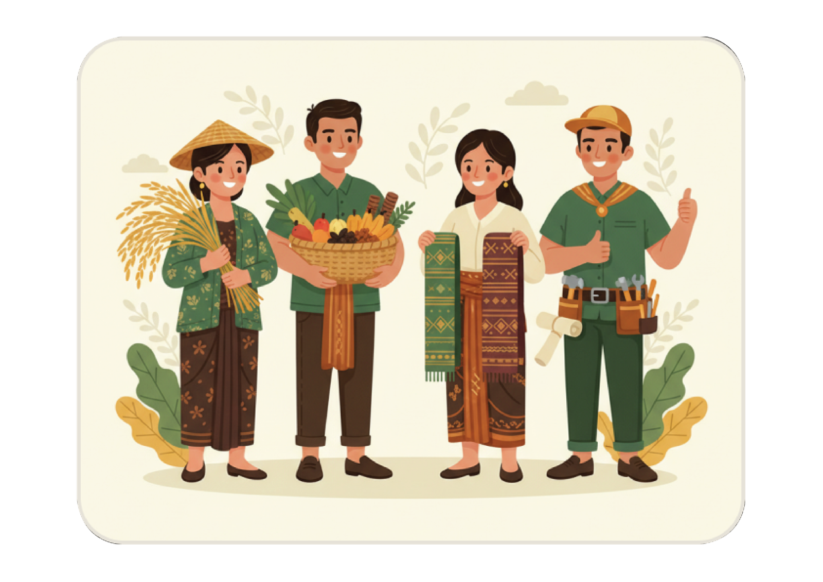 Ilustrasi pelaku usaha Indonesia